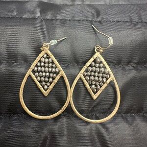 Gold & Silver Mixed Metal Earrings